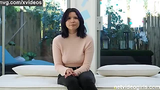 Adorable outgoing Asian catholic fucks the 5th guy of her life